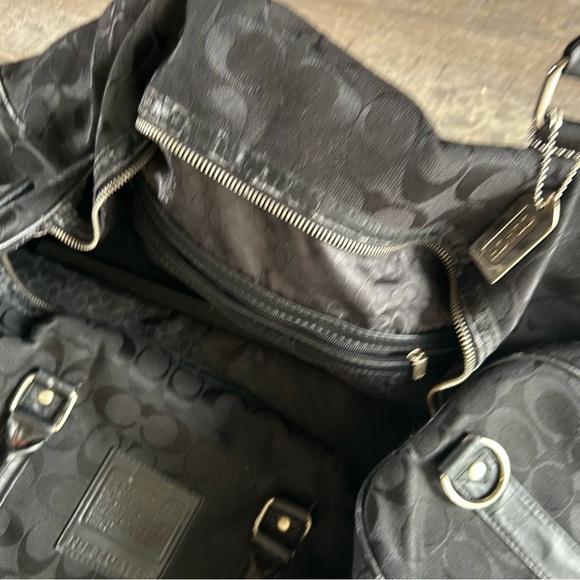 Men's Black Coach Duffel Bag - Picture 3 of 7